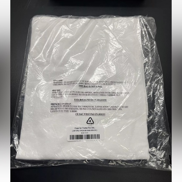 NIP Cops For Trump Thin Blue Line Shirt - Picture 5 of 5